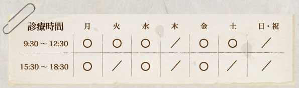 診療時間